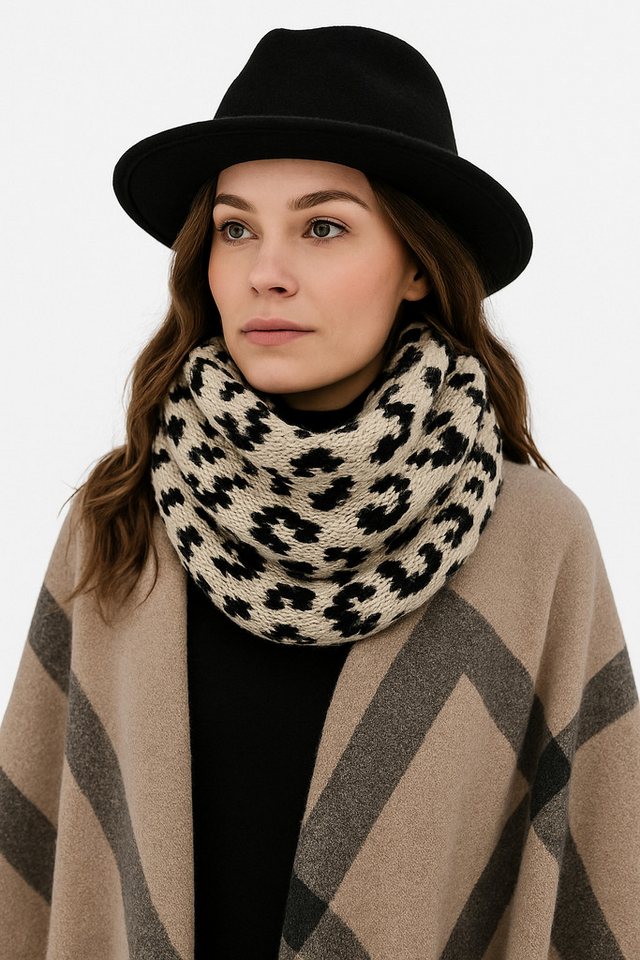 COLLEZIONE ALESSANDRO Modeschal Leo Loop, (1-St), Loop mit Leoprint von COLLEZIONE ALESSANDRO