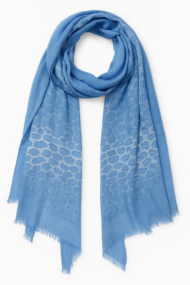 COLLEZIONE ALESSANDRO Modeschal Leos Traum, (1-St), aus weichen Naturmaterial mit Leo-Print von COLLEZIONE ALESSANDRO