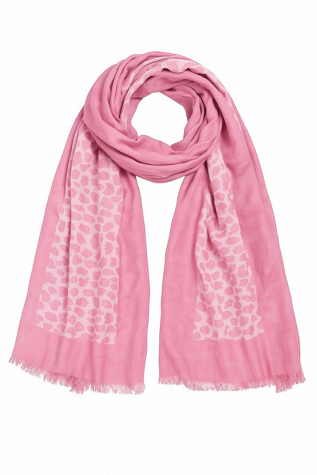 COLLEZIONE ALESSANDRO Modeschal Leos Traum, (1-St), aus weichen Naturmaterial mit Leo-Print von COLLEZIONE ALESSANDRO