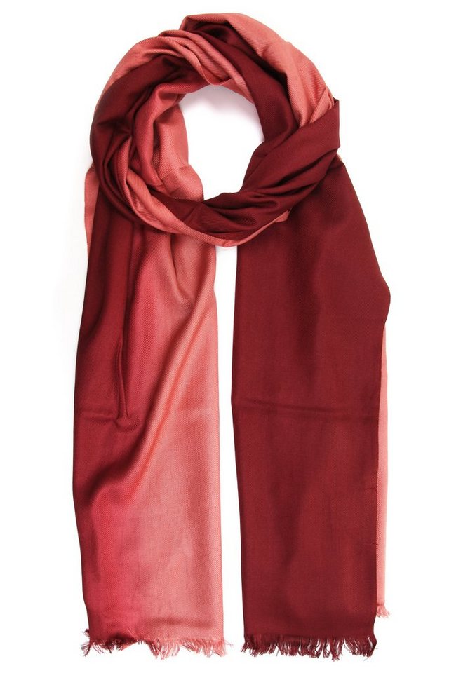 COLLEZIONE ALESSANDRO Modeschal Lonie, (1-St), im Farbverlauf mit Fransenkante von COLLEZIONE ALESSANDRO