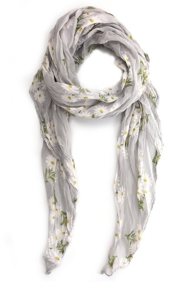 COLLEZIONE ALESSANDRO Modeschal Provence, (1-St), mit Margeriten mit Seidenanteil von COLLEZIONE ALESSANDRO