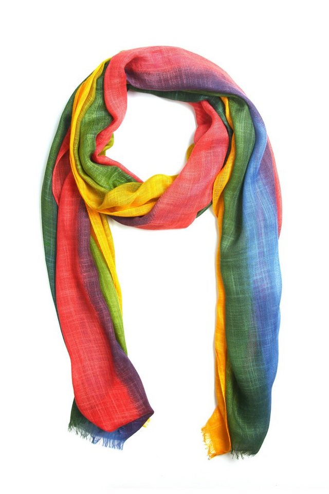 COLLEZIONE ALESSANDRO Modeschal Regenbogen, (1-St), in buntem Design von COLLEZIONE ALESSANDRO