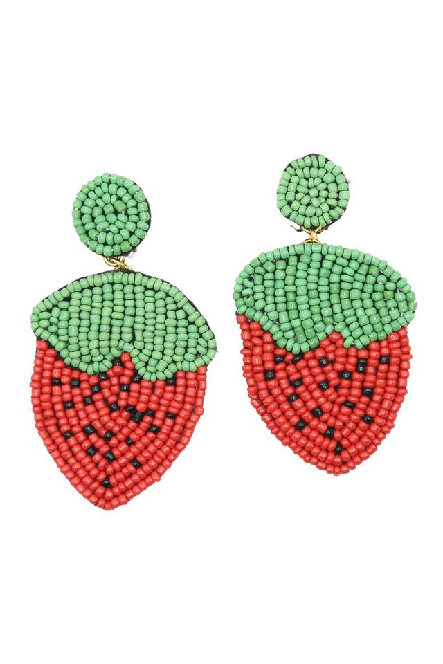 COLLEZIONE ALESSANDRO Paar Ohrclips Erdbeere von COLLEZIONE ALESSANDRO