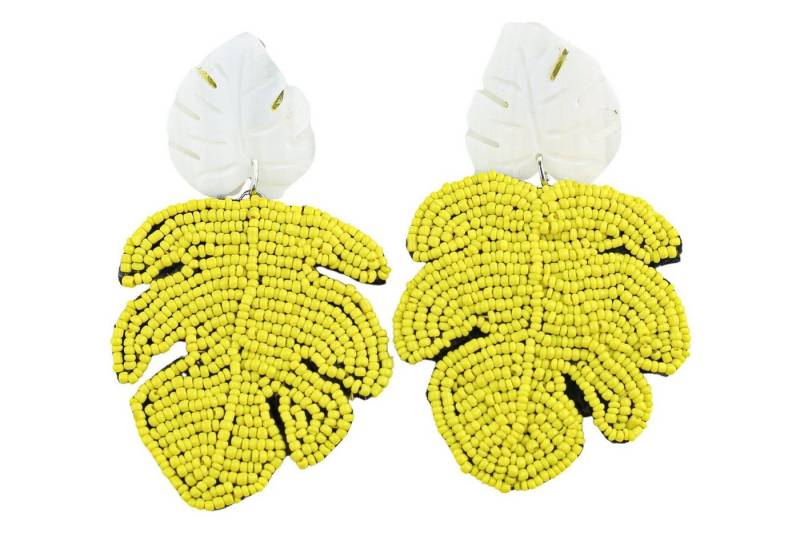 COLLEZIONE ALESSANDRO Paar Ohrclips Leaf von COLLEZIONE ALESSANDRO