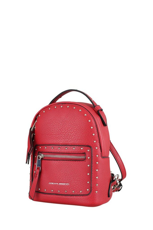 COLLEZIONE ALESSANDRO Rucksack Tokyo (1-tlg), vorne mit kleinem Reißverschlussfach von COLLEZIONE ALESSANDRO