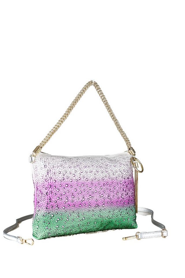 COLLEZIONE ALESSANDRO Schultertasche Bling, mit tausenden Strass Glitzersteinen von COLLEZIONE ALESSANDRO