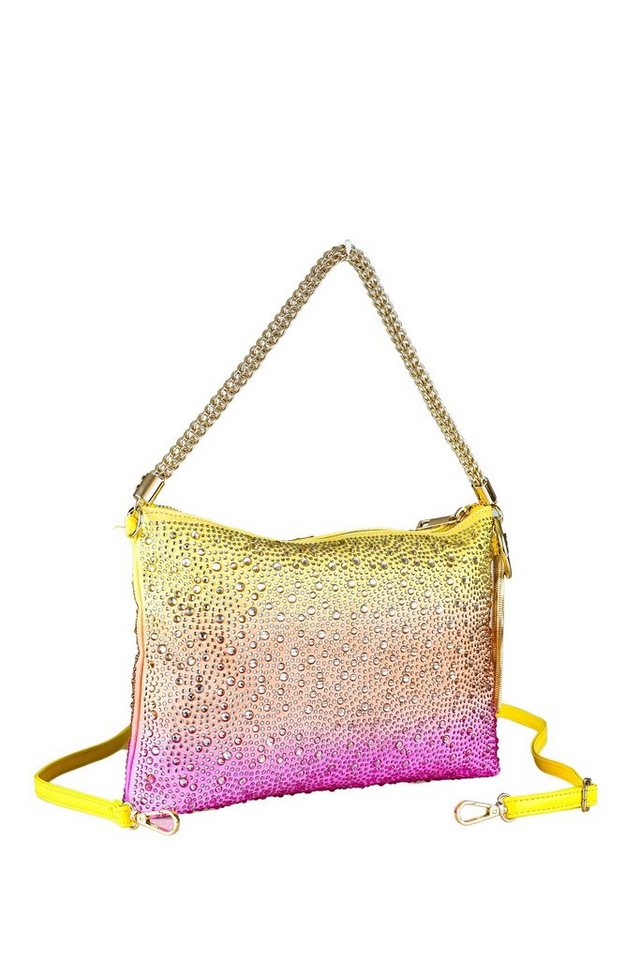 COLLEZIONE ALESSANDRO Schultertasche Bling, mit tausenden Strass Glitzersteinen von COLLEZIONE ALESSANDRO