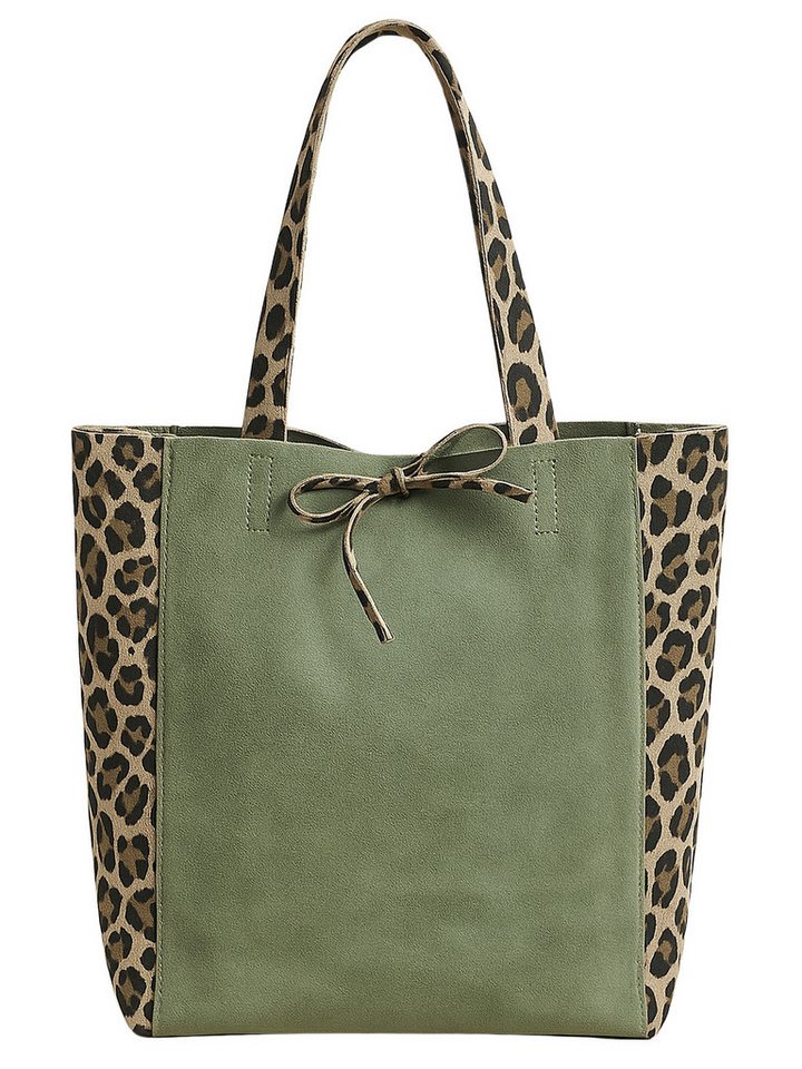 COLLEZIONE ALESSANDRO Schultertasche Leo Wonder, aus echtem Leder mit Leo Druck von COLLEZIONE ALESSANDRO
