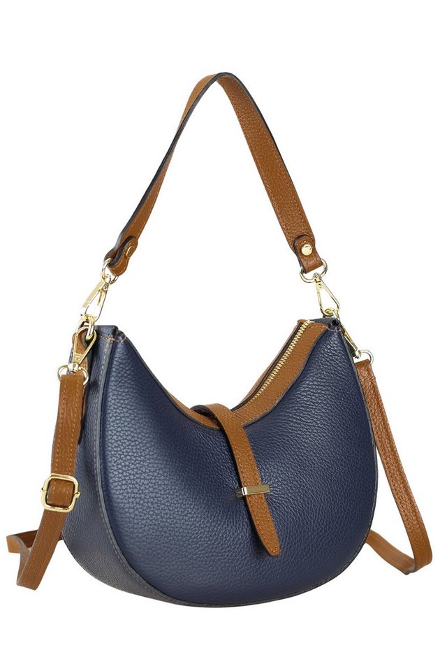 COLLEZIONE ALESSANDRO Schultertasche OceanDrop, aus Leder, Made in Italy von COLLEZIONE ALESSANDRO