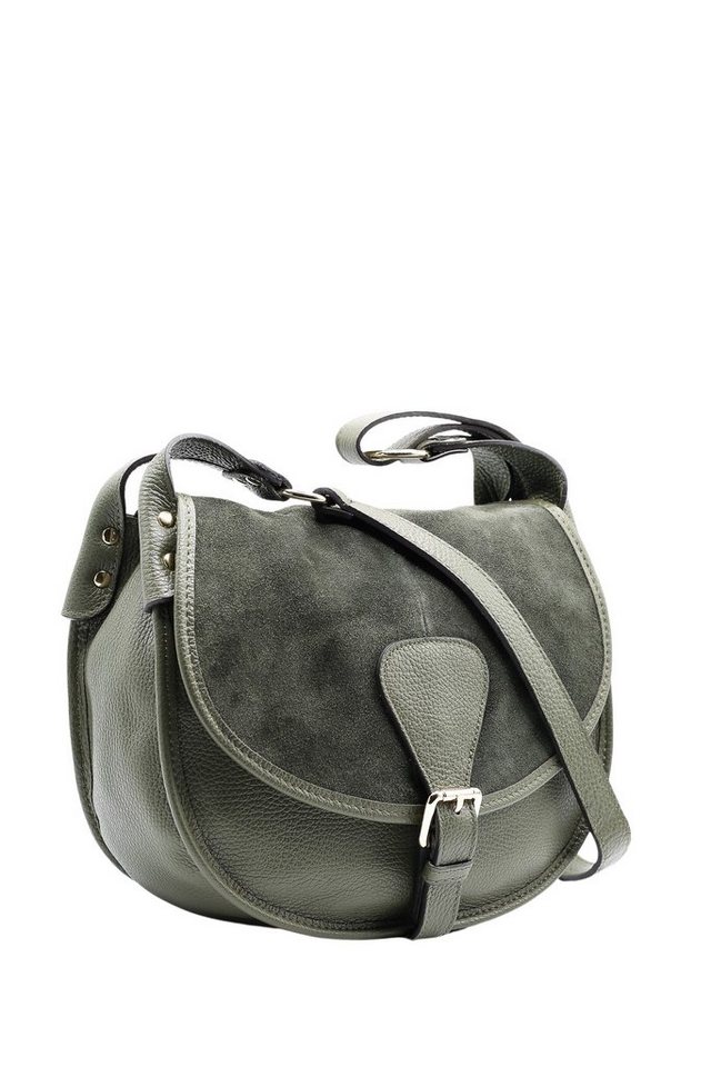 COLLEZIONE ALESSANDRO Schultertasche Roxy, Made in Italy, Echt Leder von COLLEZIONE ALESSANDRO