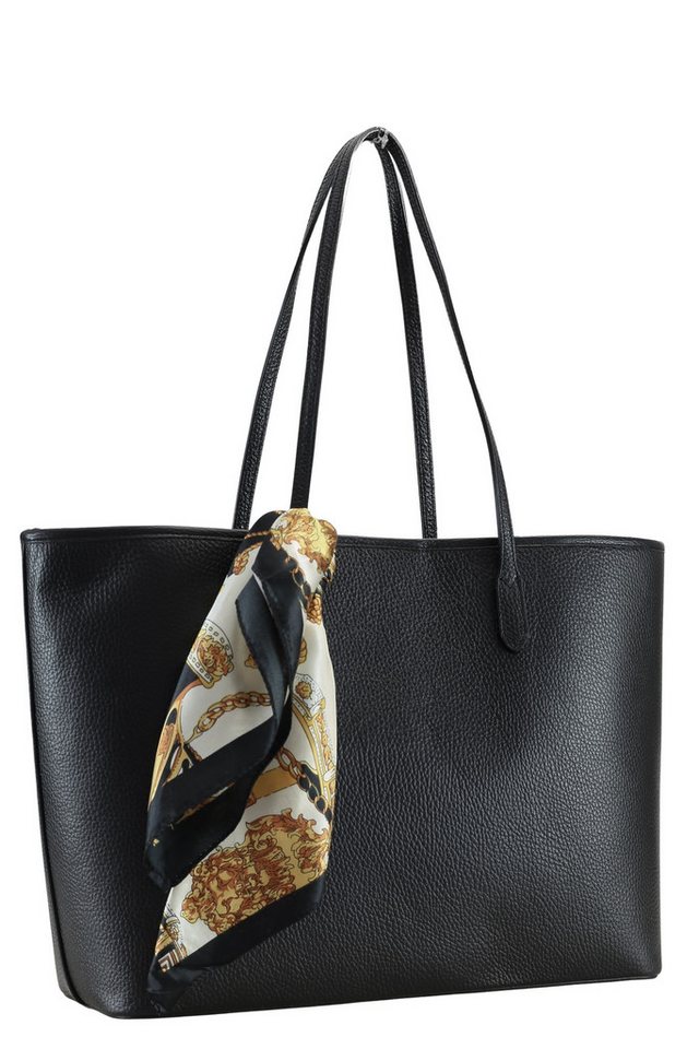 COLLEZIONE ALESSANDRO Schultertasche Shopperella, aus italienischem Leder mit langem Trageriemen von COLLEZIONE ALESSANDRO