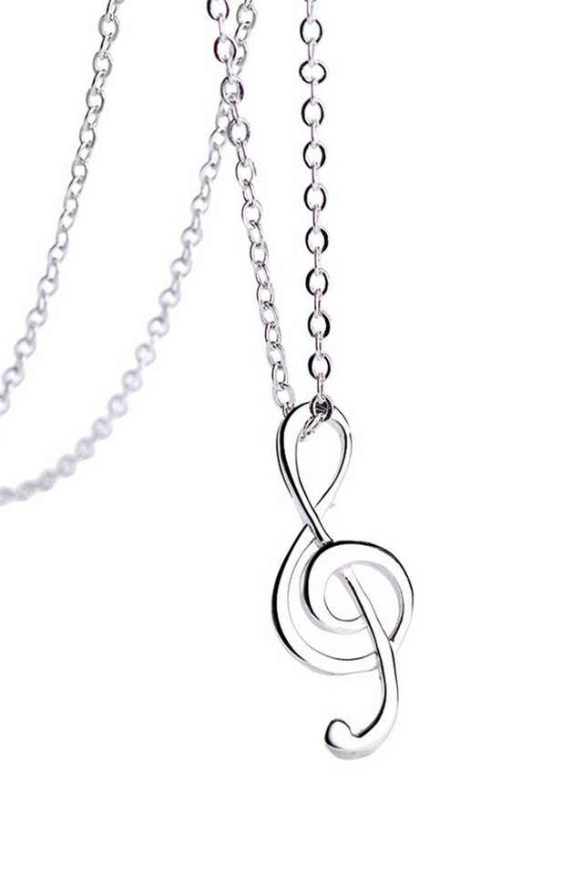 COLLEZIONE ALESSANDRO Silberkette Music, mit Notenschlüssel 925 Sterling Silber von COLLEZIONE ALESSANDRO