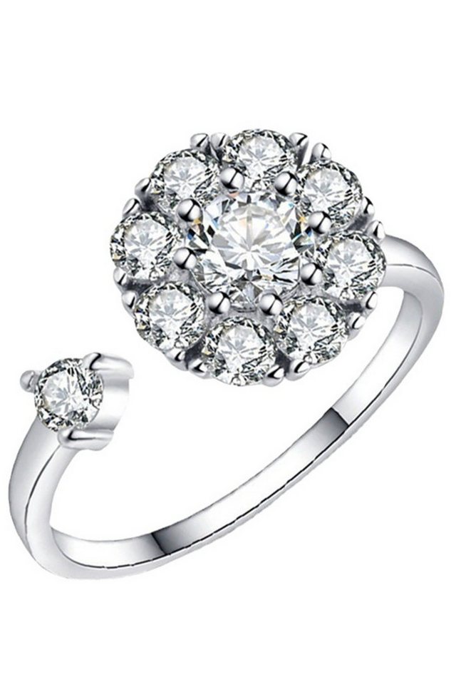 COLLEZIONE ALESSANDRO Silberring Kristall von COLLEZIONE ALESSANDRO