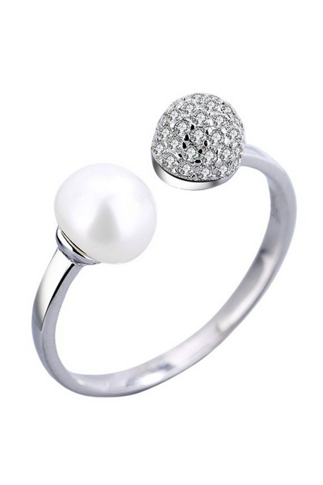 COLLEZIONE ALESSANDRO Silberring Perle von COLLEZIONE ALESSANDRO