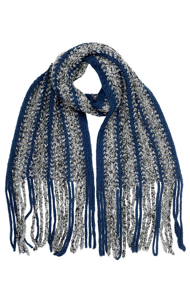 COLLEZIONE ALESSANDRO Strickschal Grobstrick, (1-St), kuschelweich, Made in Italy, bicolor von COLLEZIONE ALESSANDRO