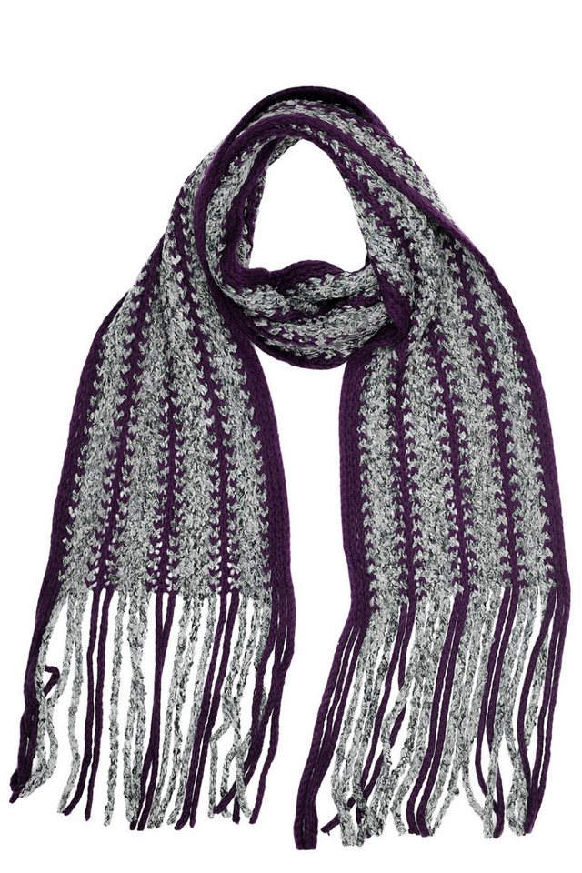 COLLEZIONE ALESSANDRO Strickschal Grobstrick, (1-St), kuschelweich, Made in Italy, bicolor von COLLEZIONE ALESSANDRO