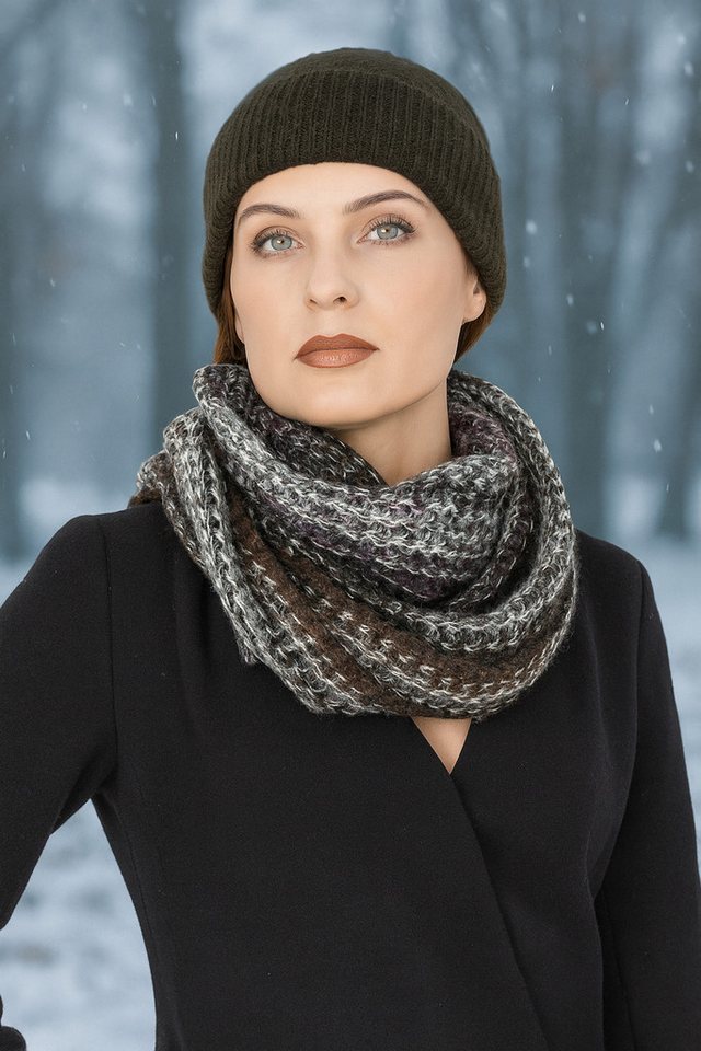 COLLEZIONE ALESSANDRO Strickschal Strickloop, (1-St), Made in Italy, in tollen Farben von COLLEZIONE ALESSANDRO