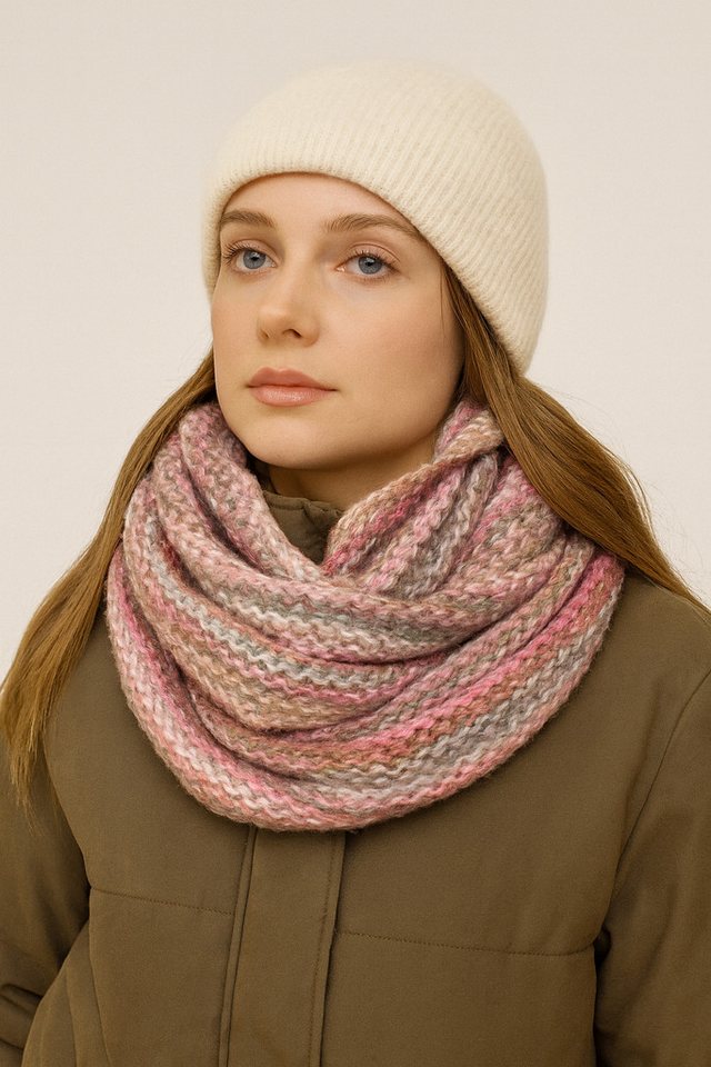 COLLEZIONE ALESSANDRO Strickschal Strickloop, (1-St), Made in Italy, in tollen Farben von COLLEZIONE ALESSANDRO
