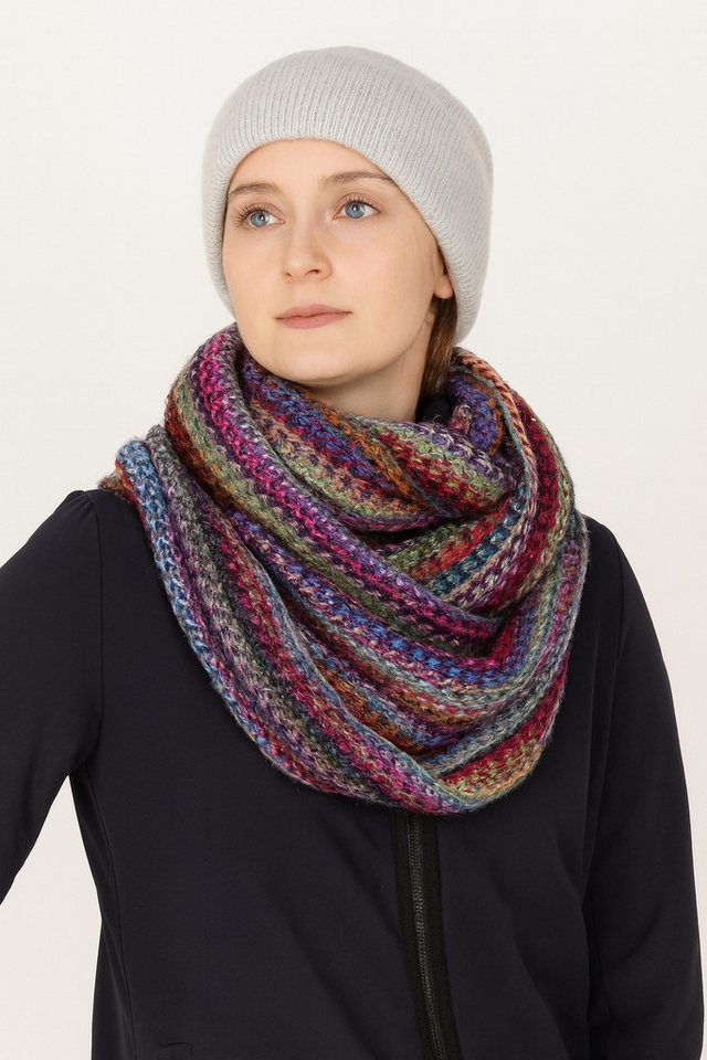 COLLEZIONE ALESSANDRO Strickschal Strickloop, (1-St), Made in Italy, in tollen Farben von COLLEZIONE ALESSANDRO