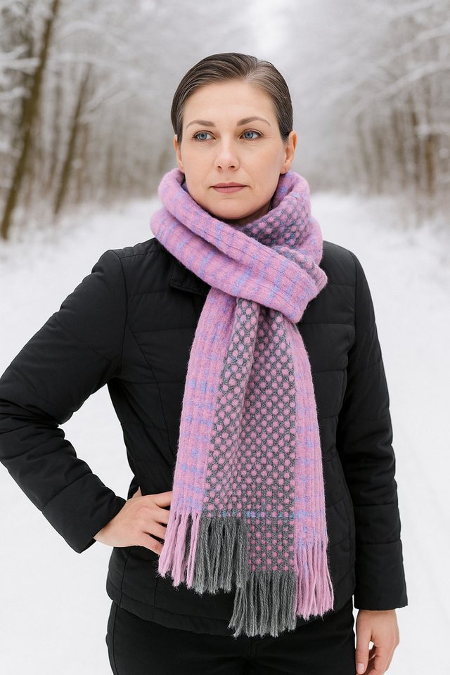 COLLEZIONE ALESSANDRO Strickschal Tscherpa, (1-St), Made in Italy, in modischen Farben von COLLEZIONE ALESSANDRO