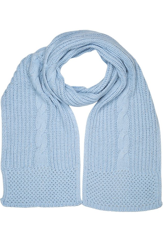 COLLEZIONE ALESSANDRO Strickschal Warm, (1-St), mit Zopfmuster und dezentem Glitzer von COLLEZIONE ALESSANDRO