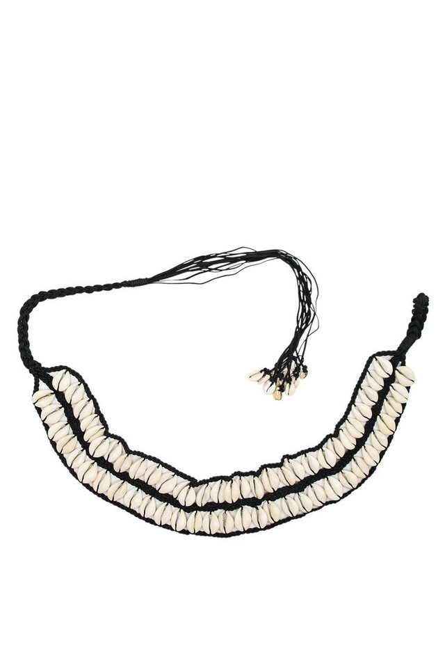 COLLEZIONE ALESSANDRO Taillengürtel Muschelkönig Muschelgürtel zum Binden von COLLEZIONE ALESSANDRO