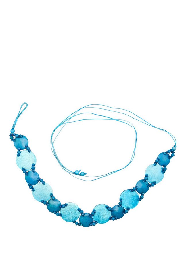 COLLEZIONE ALESSANDRO Taillengürtel Muscheln Muschelgürtel zum Binden von COLLEZIONE ALESSANDRO