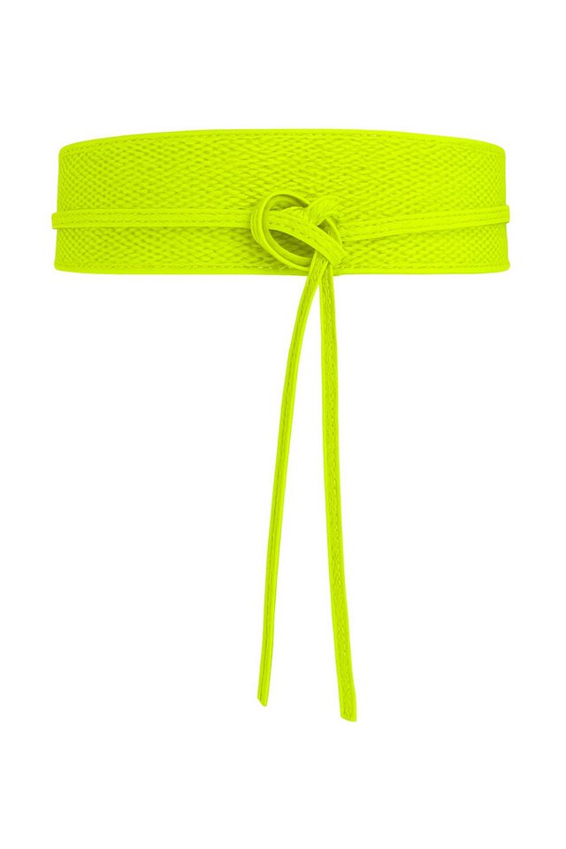 COLLEZIONE ALESSANDRO Taillengürtel Neon aus echtem Leder, Made in Italy von COLLEZIONE ALESSANDRO