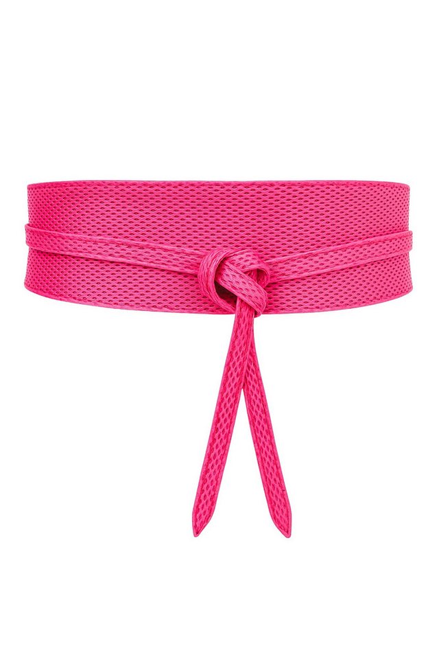 COLLEZIONE ALESSANDRO Taillengürtel Neon aus echtem Leder, Made in Italy von COLLEZIONE ALESSANDRO