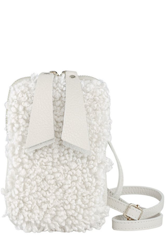 COLLEZIONE ALESSANDRO Umhängetasche Flausch, Made in Italy, Echt Leder von COLLEZIONE ALESSANDRO