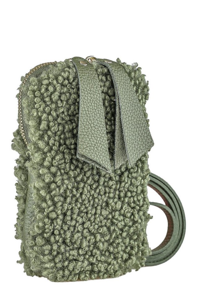 COLLEZIONE ALESSANDRO Umhängetasche Flausch, Made in Italy, Echt Leder von COLLEZIONE ALESSANDRO
