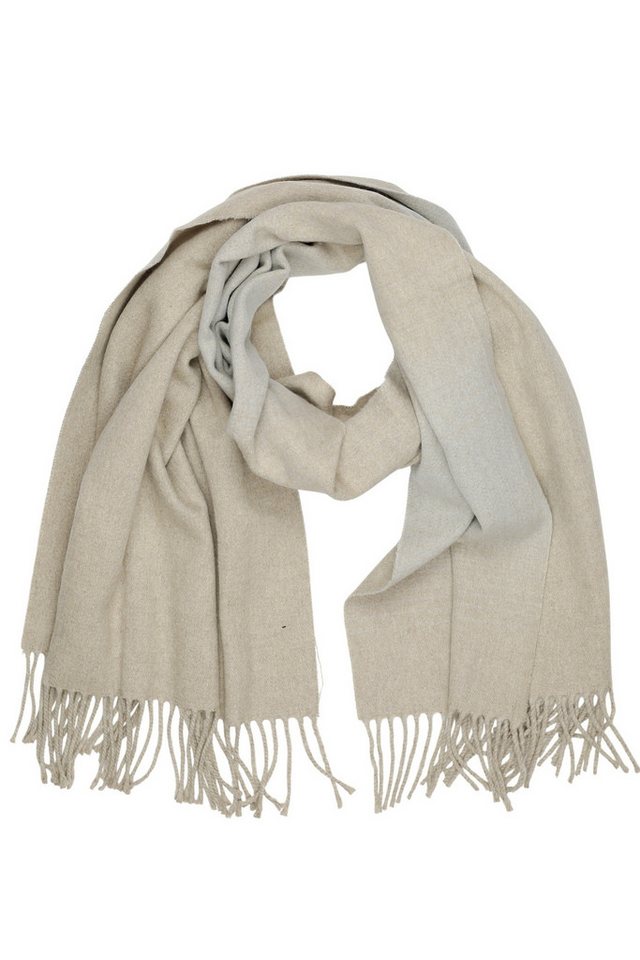 COLLEZIONE ALESSANDRO Wollschal Greige, (1-St), in modischem beige-grau, Made in Italy von COLLEZIONE ALESSANDRO
