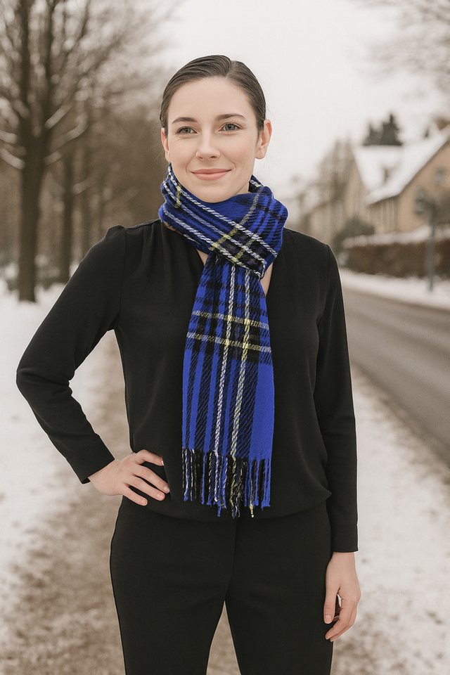 COLLEZIONE ALESSANDRO Wollschal ItaloScot, (1-St), in modischen Farben, Made in Italy von COLLEZIONE ALESSANDRO