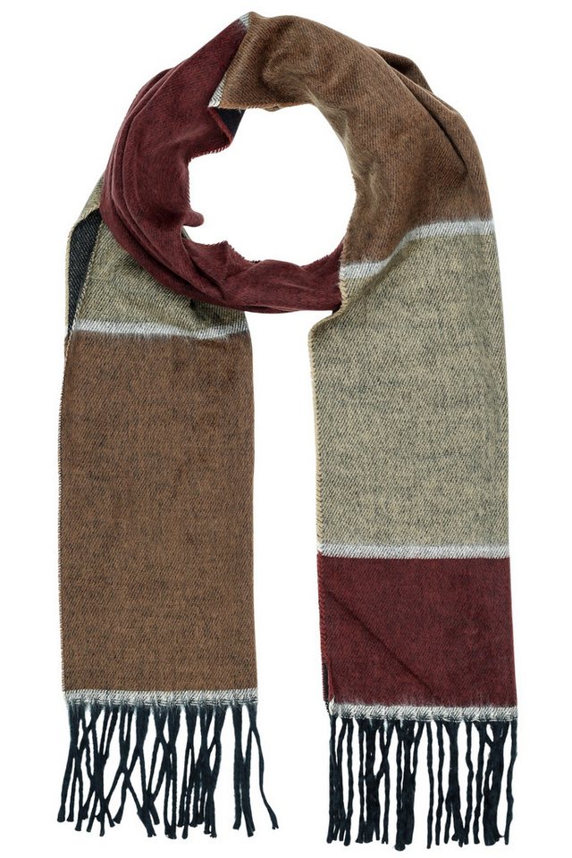 COLLEZIONE ALESSANDRO Wollschal Profession, (1-St), Made in Italy, Color Blocking von COLLEZIONE ALESSANDRO