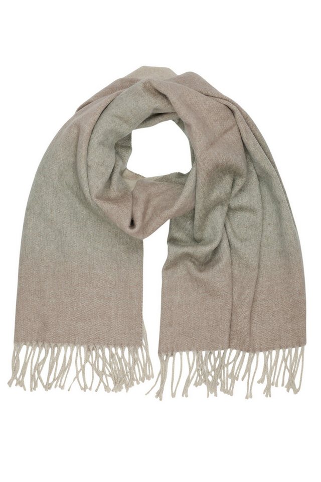 COLLEZIONE ALESSANDRO Wollschal Taupe, (1-St), in modischem taupe-grau, Made in Italy von COLLEZIONE ALESSANDRO