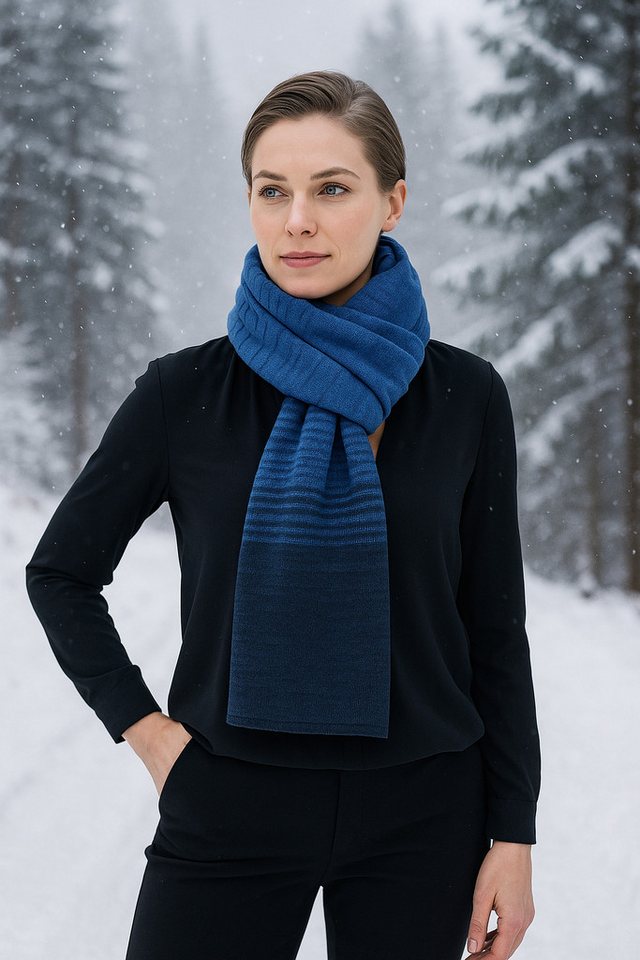 COLLEZIONE ALESSANDRO Wollschal Zugspitze, (1-St), Made in Italy, in modischen Farben von COLLEZIONE ALESSANDRO