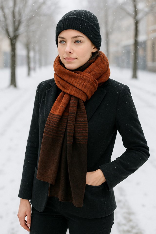 COLLEZIONE ALESSANDRO Wollschal Zugspitze, (1-St), Made in Italy, in modischen Farben von COLLEZIONE ALESSANDRO