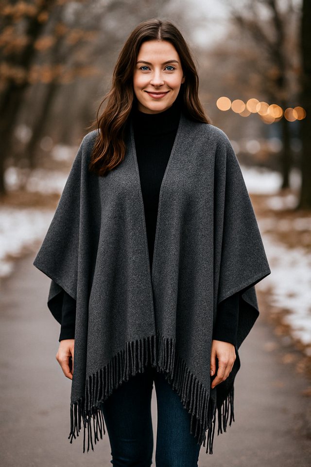 COLLEZIONE ALESSANDRO XXL-Schal Italia, (1-St), Made in Italy, mit Fransen von COLLEZIONE ALESSANDRO