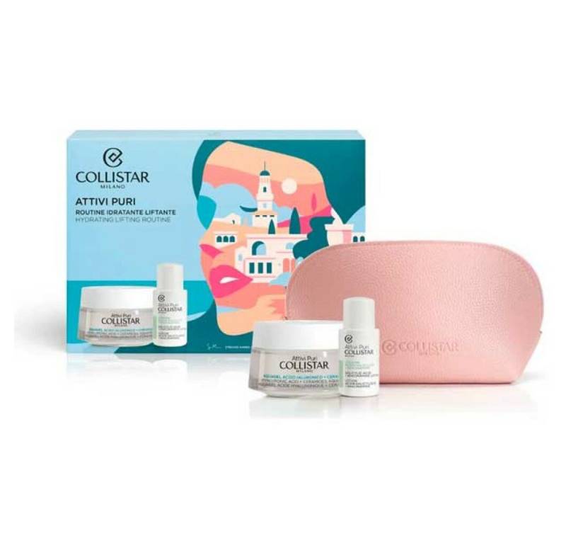 COLLISTAR Hautpflege-Set ATTIVI PURI HYALURONIC CASE 4 Stück von COLLISTAR