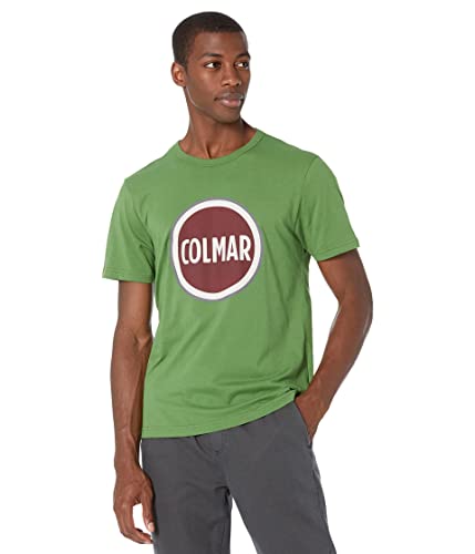 COLMAR Bedrucktes kurzärmeliges Jersey-T-Shirt, Grasgrün, Groß von COLMAR