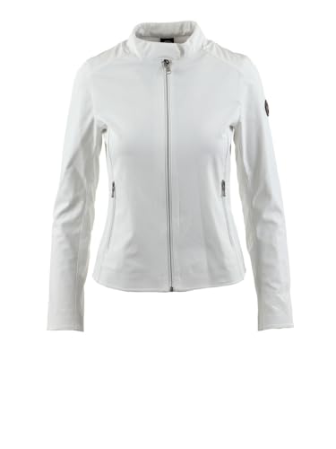 COLMAR Damen Bikerjacke aus Softshell, Weiß, Größe 34, weiß, 36 von COLMAR