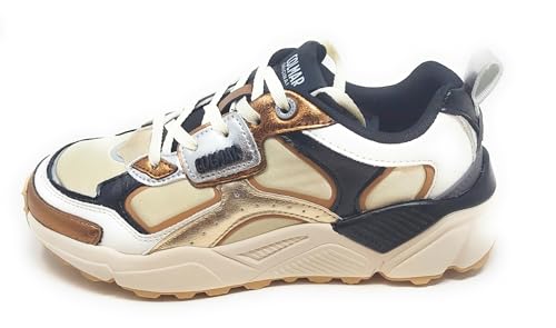 Colmar Unisex Garner Shine Off White-Bronze-Gold-Silver 127 TG 37 Zapatillas, EU von COLMAR