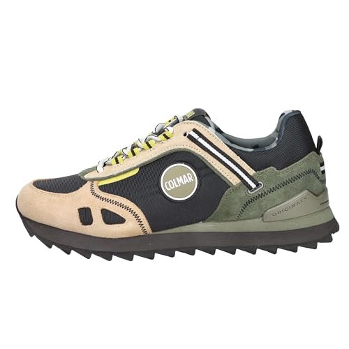 Colmar Unisex Travis Sport Combat Black-Brown-Military Green 022 TG 40 Zapatillas, EU von COLMAR