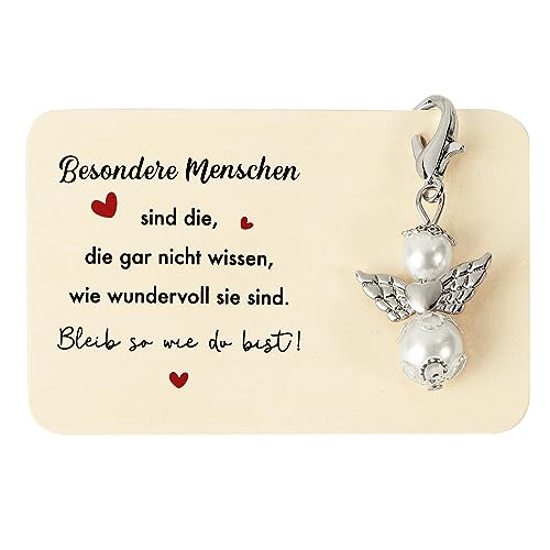 COLOFALLA Schutzengel Schlüsselanhänger Mutmacher Geschenk Besondere Menschen Abschiedsgeschenk Kollegen Jobwechsel Abschied Schlüsselanhänger Ermutigende Geschenk (Ermutigen) von COLOFALLA