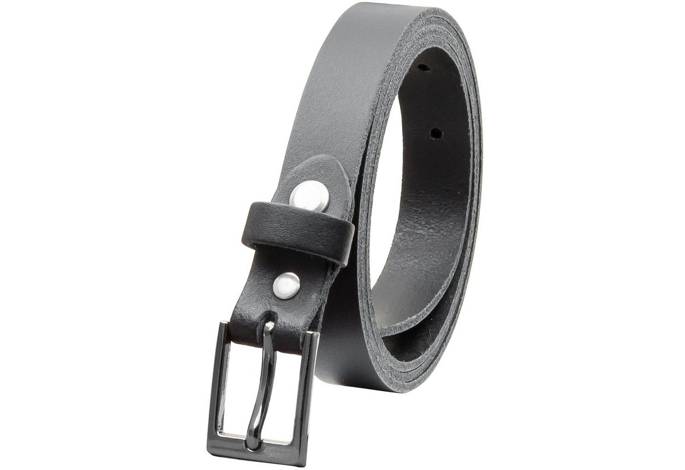 COLOGNEBELT Ledergürtel OM17-SL-Schwarz MADE IN GERMANY, Schwarz Kürzbar, 100 % Echtleder, Aus einem Stück, Unisex von COLOGNEBELT