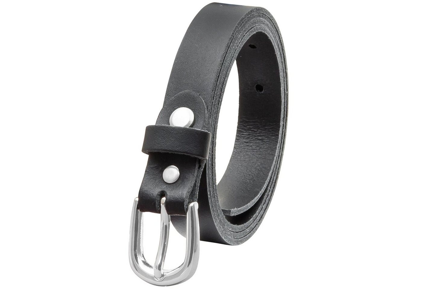 COLOGNEBELT Ledergürtel OM18-SL-Schwarz MADE IN GERMANY, Schwarz Kürzbar, 100 % Echtleder, Aus einem Stück, Unisex von COLOGNEBELT