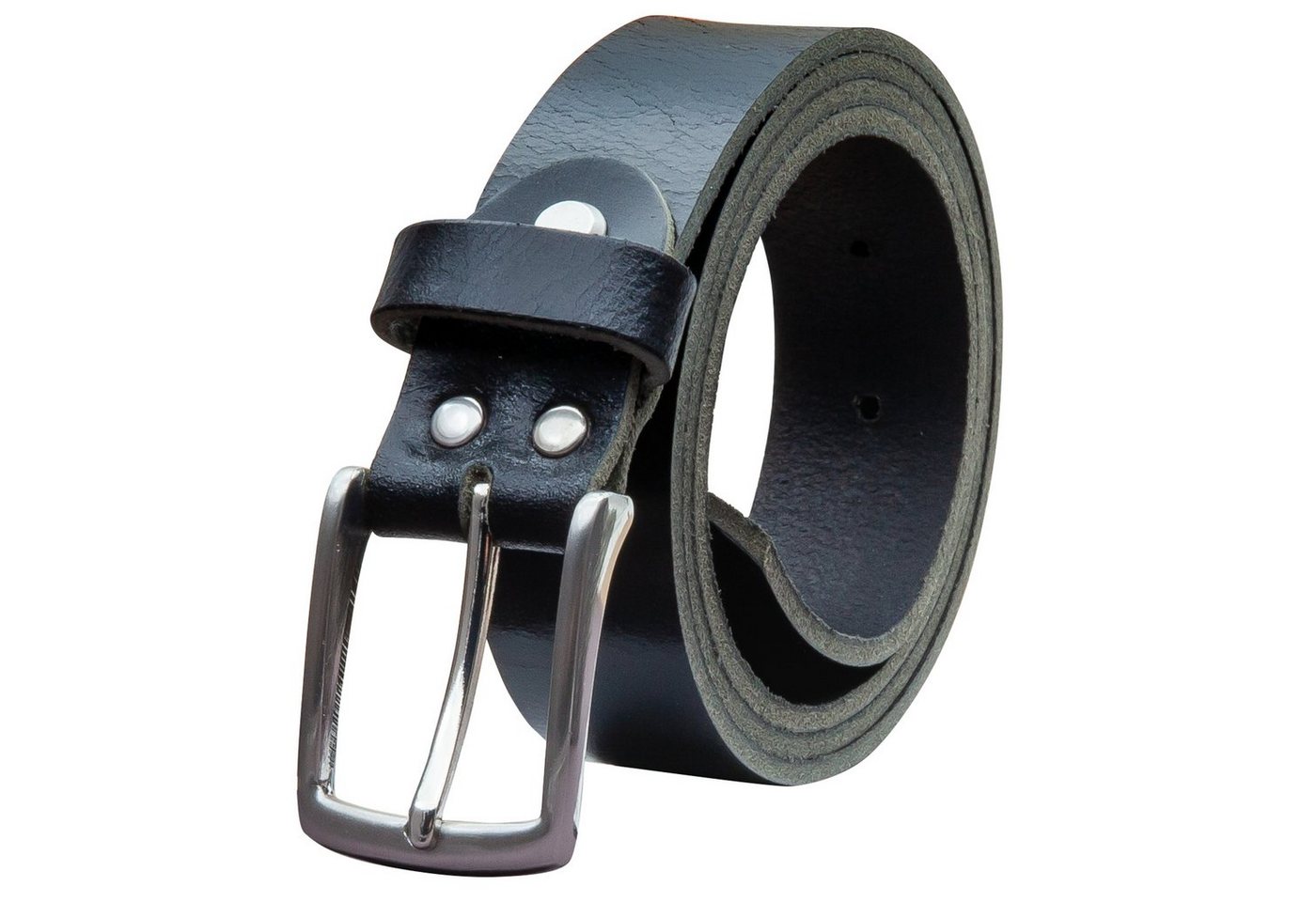 COLOGNEBELT Ledergürtel OM311-VL-Schwarz MADE IN GERMANY, Schwarz Kürzbar, 100 % Echtleder, Aus einem Stück, Unisex von COLOGNEBELT