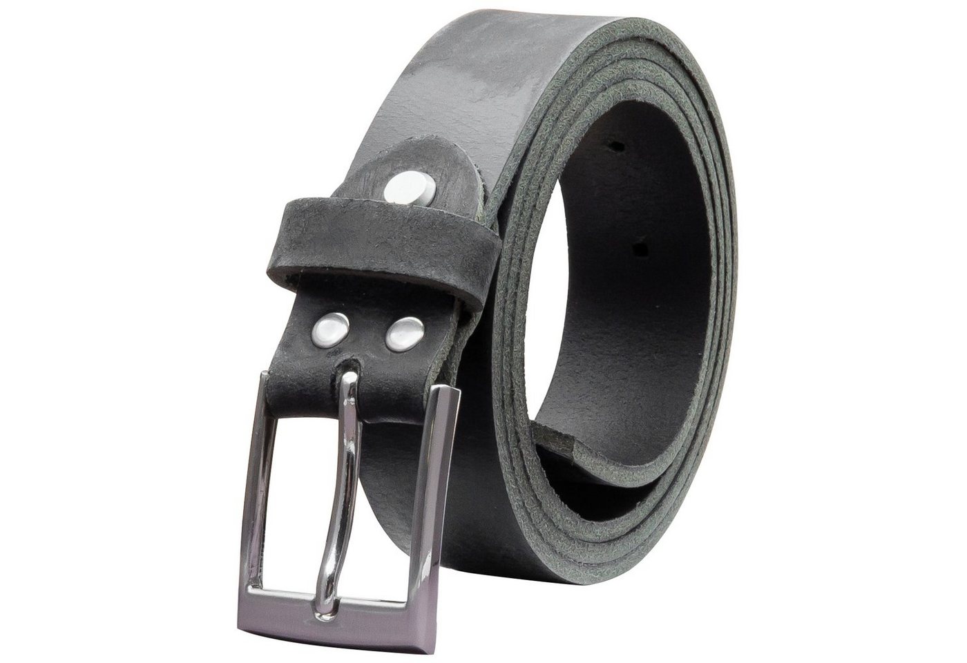 COLOGNEBELT Ledergürtel OM39-GE-Schwarz MADE IN GERMANY, Schwarz Kürzbar, 100 % Echtleder, Aus einem Stück, Unisex von COLOGNEBELT