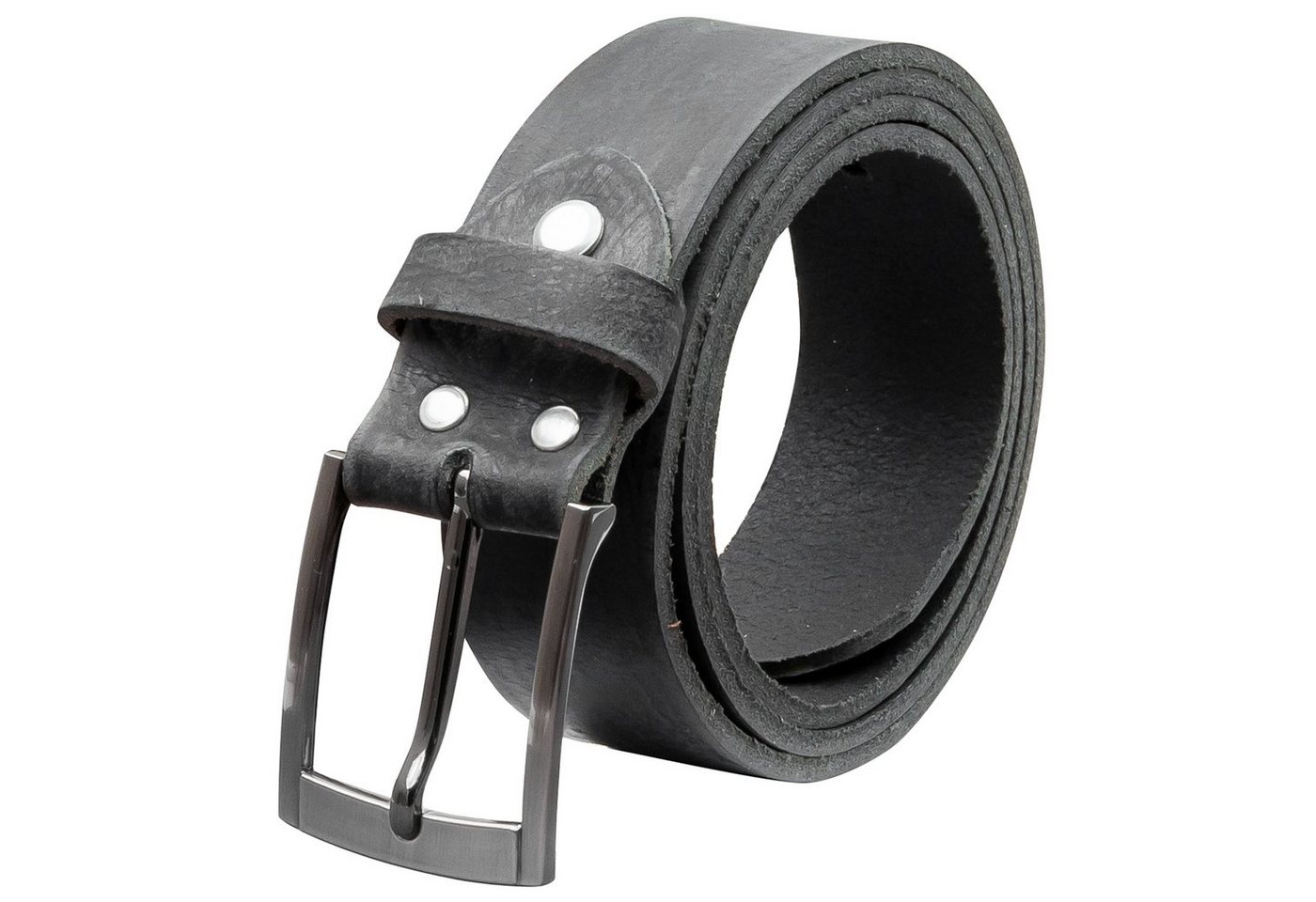 COLOGNEBELT Ledergürtel OM418-GE-Schwarz MADE IN GERMANY, Schwarz Kürzbar, 100 % Echtleder, Aus einem Stück, Unisex von COLOGNEBELT