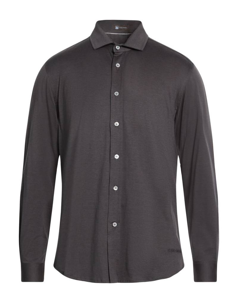 COLOMBO Hemd Herren Braungrau von COLOMBO
